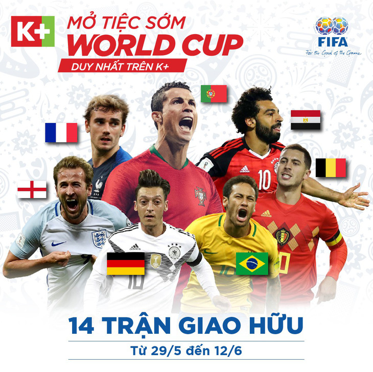 Xem đội tuyển Anh, Đức “thử bài” trước World Cup 2018 trên K+ - Ảnh 3.