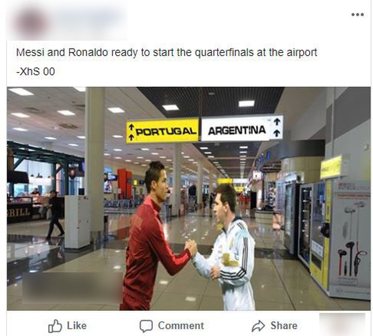 Messi và Ronaldo hẹn nhau tại sân bay sau khi bị loại - Ảnh 1.