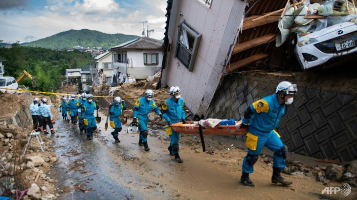 Số người chết vì mưa và sạt lở tại Nhật tăng lên 141 người - Ảnh 1.