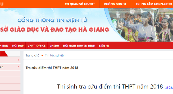 Điểm thi THPT quốc gia ở Hà Giang bất thường, Bộ GD-ĐT vào cuộc - Ảnh 2.