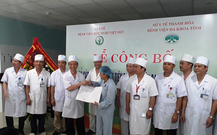 Bệnh viện đa khoa Thanh Hóa thành công ca ghép thận đầu tiên
