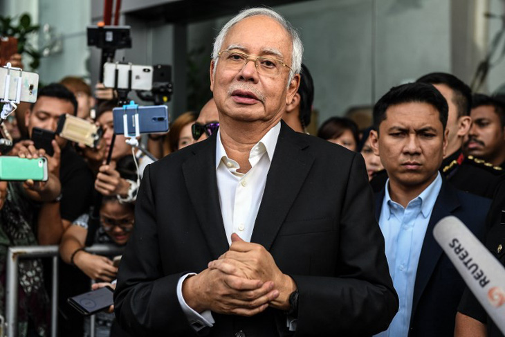 Cựu thủ tướng Malaysia, Najib Razak, bị bắt vì cáo buộc tham nhũng - Ảnh 1.