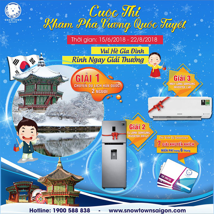 Khám phá vương quốc tuyết Snow Town săn chuyến du lịch Hàn - Ảnh 1.