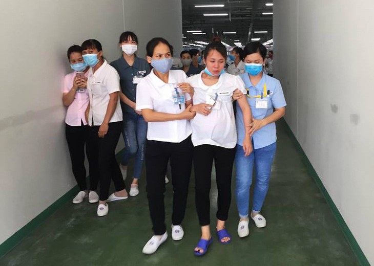 Hơn 20 công nhân nhà máy Yazaki ở Quảng Ninh bất ngờ ngất xỉu - Ảnh 2.