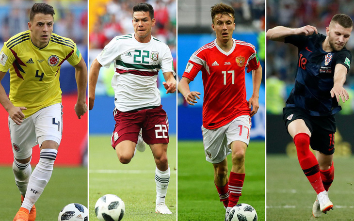 Top 20 cầu thủ đạt tốc độ nhanh nhất tại World Cup 2018