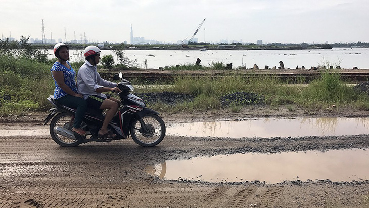 Biến đê bao thành đường ven sông Sài Gòn - Ảnh 1.