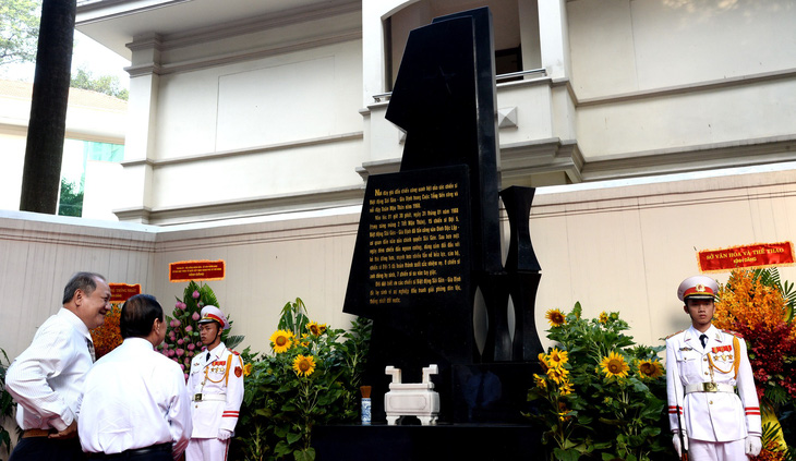 Khánh thành bia tưởng niệm chiến sĩ hi sinh trận Mậu thân 1968 - Ảnh 1.