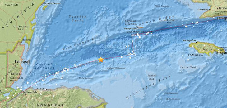 Động đất 7,8 độ Richter ở Caribbean, cảnh báo sóng thần - Ảnh 1.