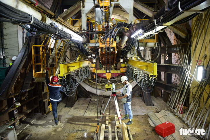 Robot bắt đầu khoan đường hầm metro thứ 2 - Ảnh 3.