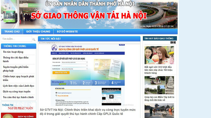 Hà Nội bắt đầu cấp bằng lái xe quốc tế qua mạng - Ảnh 1.