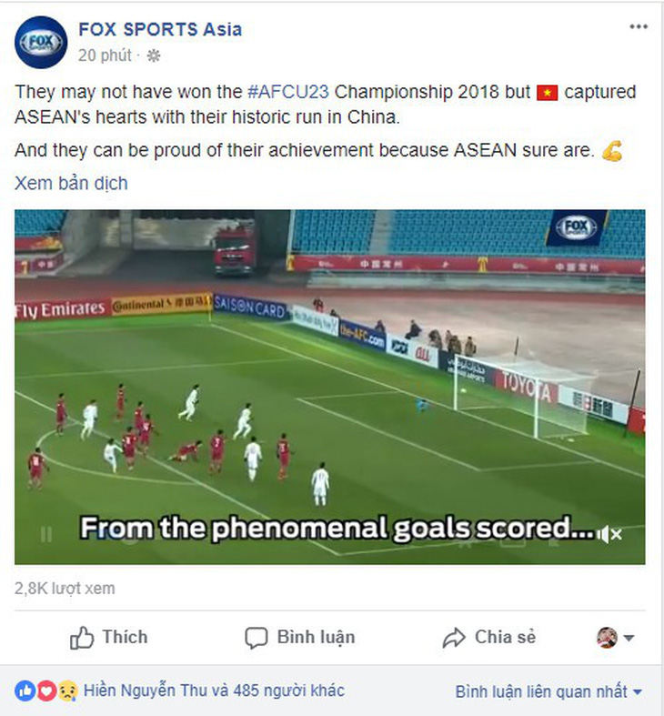 U23 Việt Nam đưa bóng đá Đông Nam Á ra khỏi chiếu dưới - Ảnh 1.