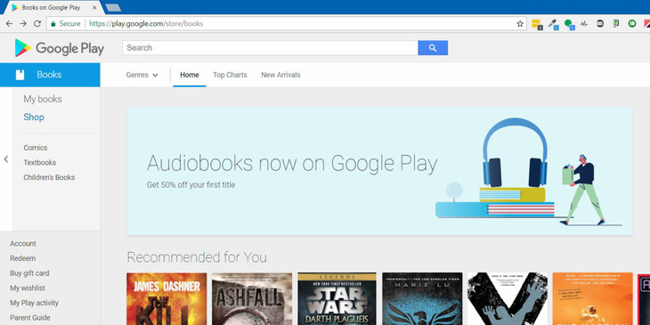Google bán sách nói trên Android, iOS và Google Home - Ảnh 1.