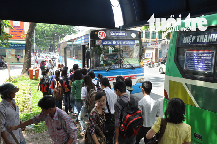 TP.HCM: Tăng giá vé xe buýt Tân An - Chợ Lớn - Ảnh 1.