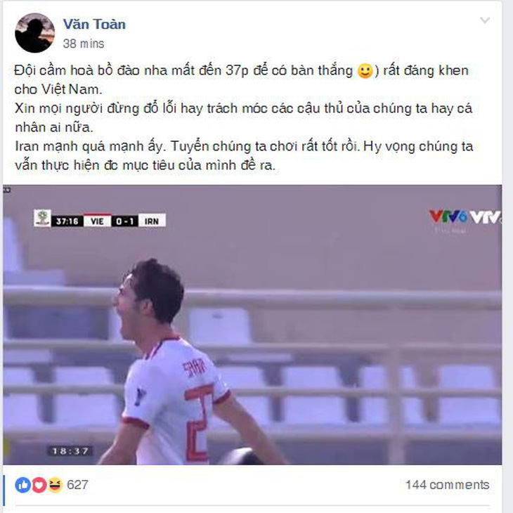CĐV Việt Nam: Không ai trách móc các cầu thủ chúng ta - Ảnh 1.