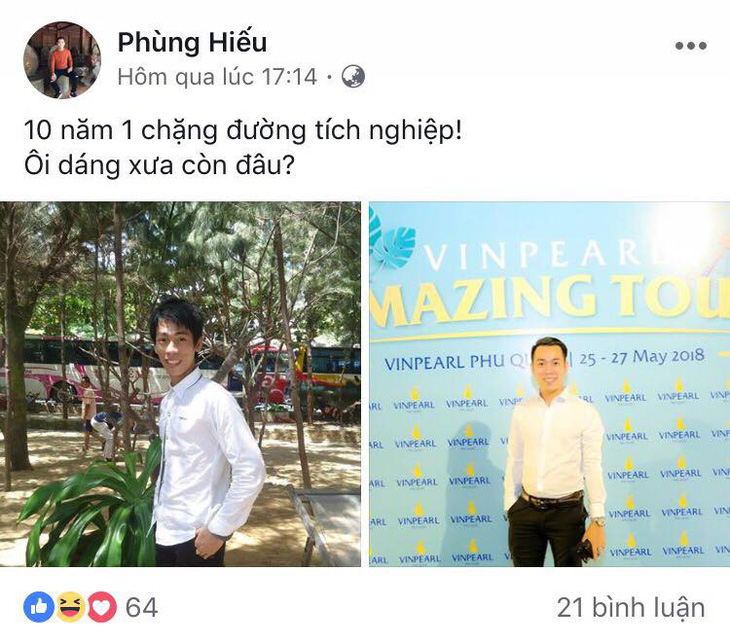 Đu trend 10yearschallenge, ai cũng tự hào dậy thì thành công - Ảnh 1.