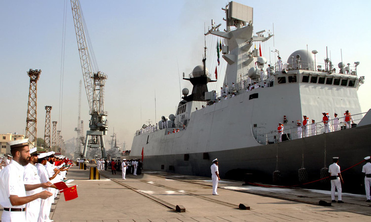 Trung Quốc đóng tàu chiến khủng bán cho Pakistan - Ảnh 1.