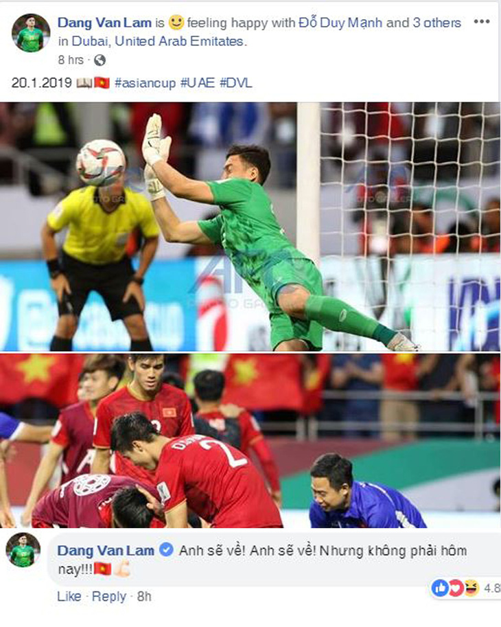 Cầu thủ Việt Nam trải lòng trên Facebook sau chiến thắng trước Jordan - Ảnh 4.