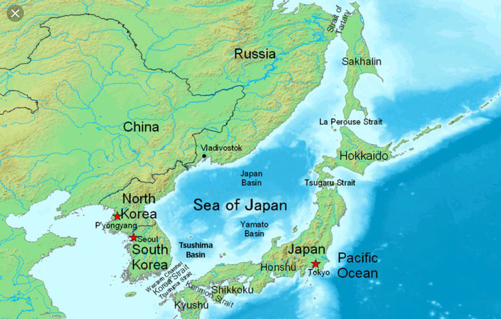 Nhật phản đối gọi vùng biển chung với Hàn Quốc là Biển Đông - Ảnh 2.