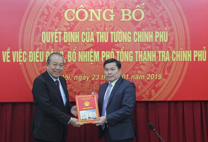 Phó bí thư Quảng Ngãi trở thành phó tổng Thanh tra Chính phủ - Ảnh 1.
