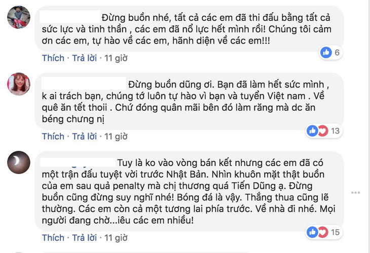 Nhà Bùi Tiến Dũng ngập lời động viên sau trận thua Nhật Bản - Ảnh 4.