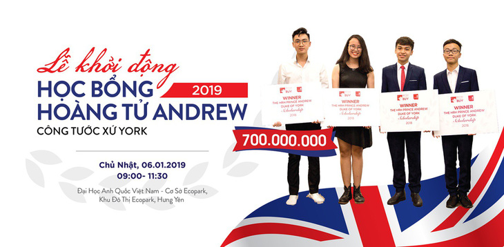 Khởi động chương trình học bổng Hoàng tử Andrew 2019 trị giá 700 triệu đồng - Ảnh 2.