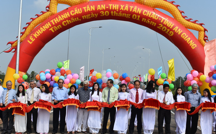 Khánh thành cầu Tân An lớn nhất tỉnh An Giang