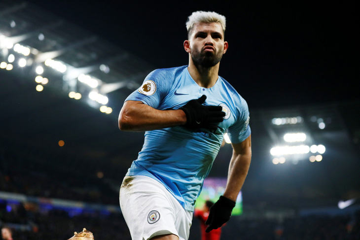 Aguero và Sane ‘nổ súng’, M.C chấm dứt mạch bất bại của Liverpool - Ảnh 1.