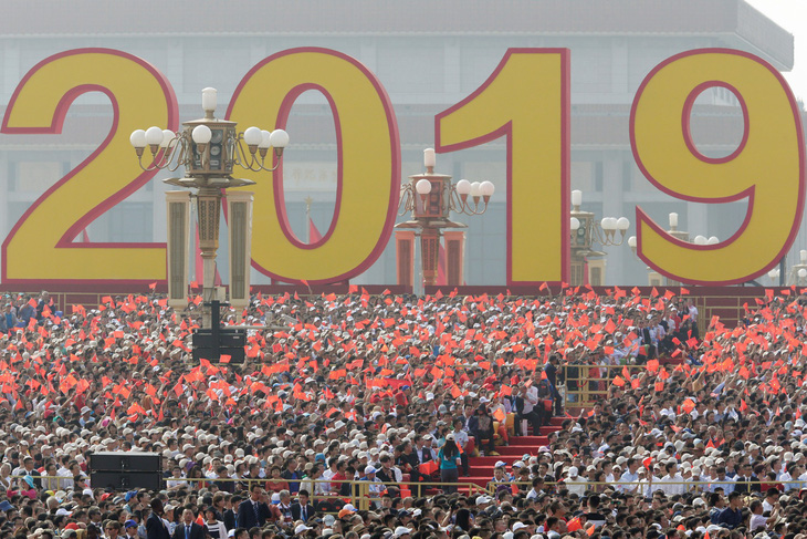 115.000 người tham gia duyệt binh kỷ niệm 70 năm quốc khánh Trung Quốc - Ảnh 1.