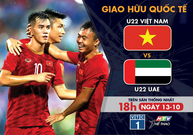 Lịch trực tiếp U22 Việt Nam - U22 UAE - Ảnh 1.