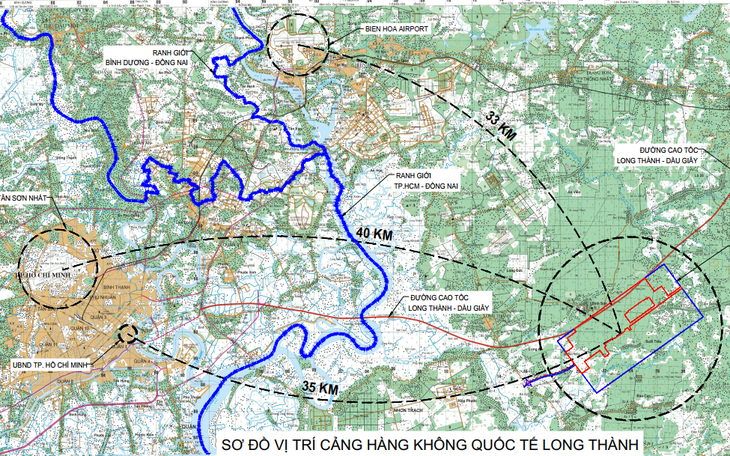 Sẽ có 3 tuyến đường bộ, 2 tuyến đường sắt kết nối sân bay Long Thành