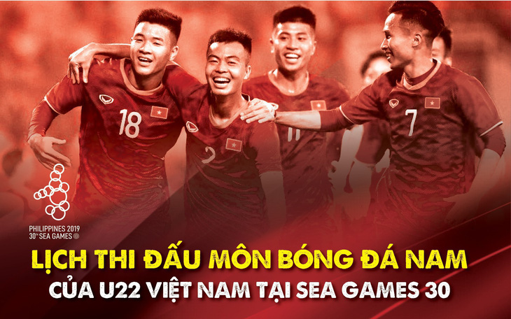 Lịch thi đấu SEA Games 2019: U22 Việt Nam gặp Thái Lan ở trận cuối vòng bảng