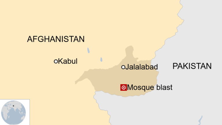 Đánh bom nhà thờ Hồi giáo ở Afghanistan, 62 người chết - Ảnh 1.