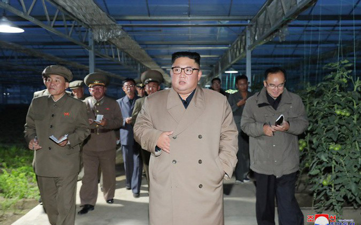 Ông Kim Jong Un thị sát nhà kính trồng rau trong bối cảnh cả nước thiếu lương thực
