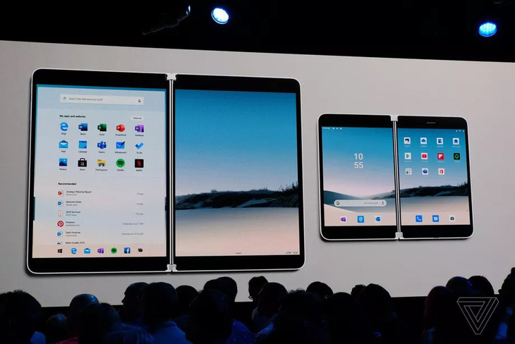 Microsoft bất ngờ ra mắt điện thoại Android màn hình kép Surface Duo - Ảnh 2.