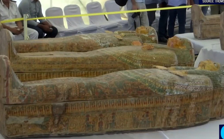 Video: 30 chiếc quan tài gỗ hơn 3.000 năm được tìm thấy ở Ai Cập