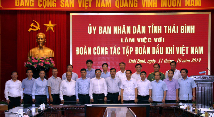 Lãnh đạo UBND tỉnh Thái Bình làm việc với Tổng giám đốc  PV GAS - Ảnh 1.