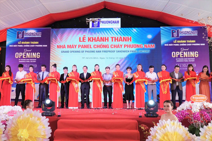 Phương Nam khánh thành nhà máy panel chống cháy trên 10 triệu đô - Ảnh 2.