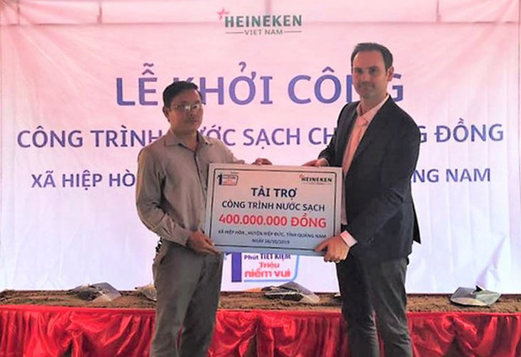 Heineken Việt Nam tài trợ công trình nước sạch tại Quảng Nam - Ảnh 1.