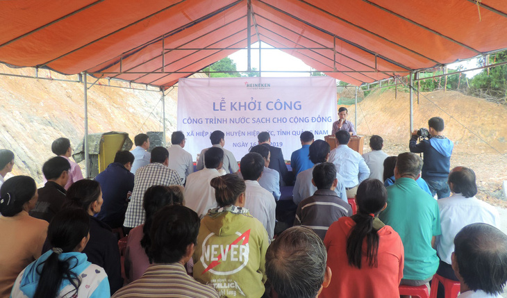 Heineken Việt Nam tài trợ công trình nước sạch tại Quảng Nam - Ảnh 3.