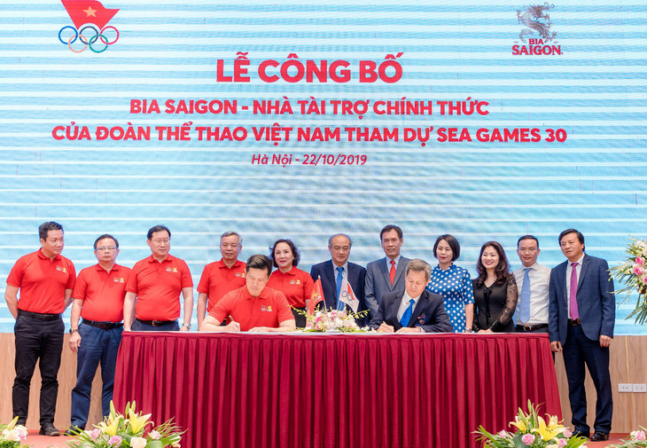Bia Saigon tài trợ cho Đoàn thể thao Việt Nam tham dự SEA Games 30 - Ảnh 1.