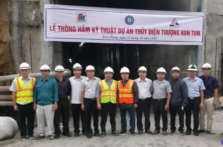 Thủy điện Thượng Kon Tum thông hầm kỹ thuật tuyến năng lượng - Ảnh 1.