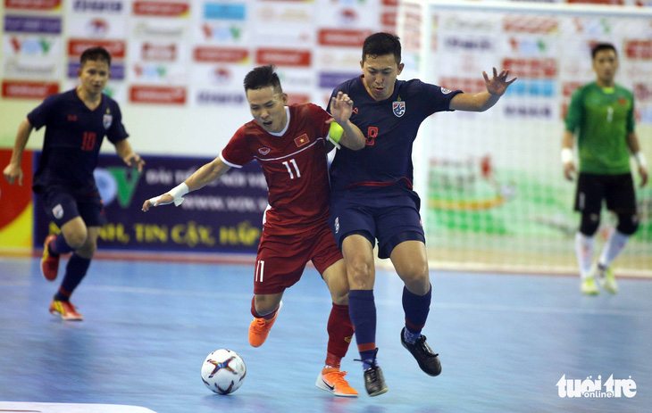 Futsal Việt Nam lại tiếp tục thua người Thái - Ảnh 1.