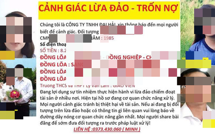 Một giáo viên thiếu nợ, cả trường bị 