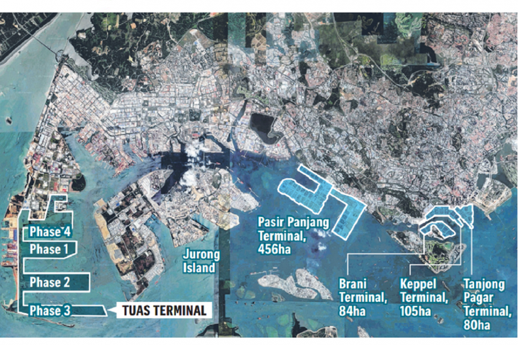 Choáng ngợp với siêu cảng container của Singapore - Ảnh 2.