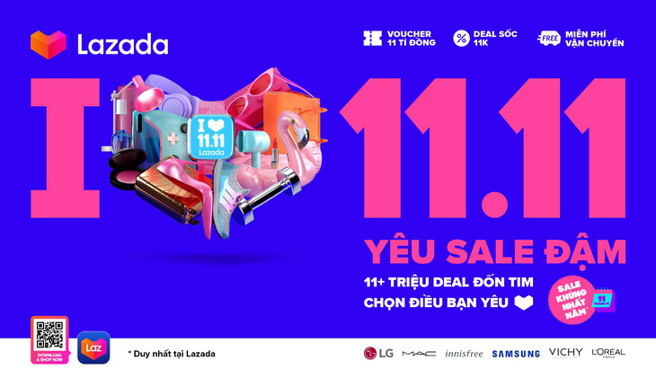 Lễ hội mua sắm 11.11 của Lazada: nhiều điểm mới đáng chú ý - Ảnh 1.