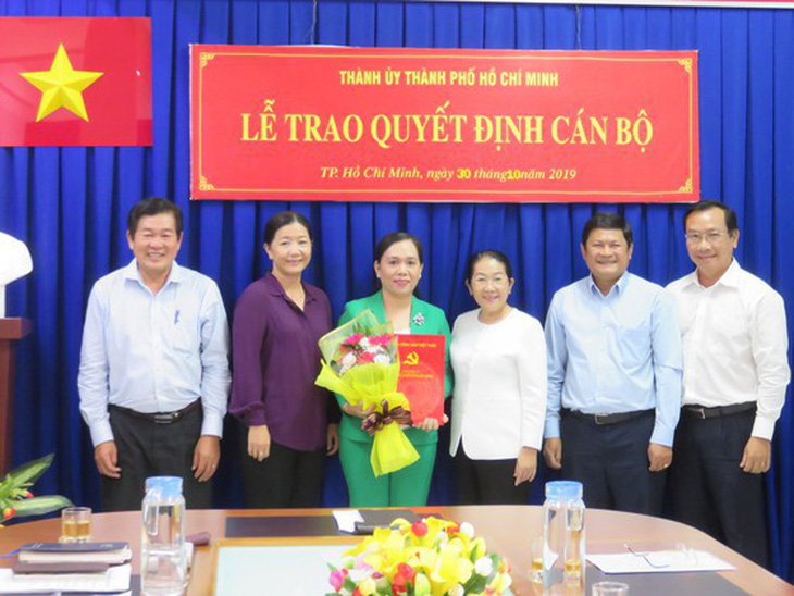 Bà Thái Thị Bích Liên giữ chức bí thư Quận ủy quận 4 - Ảnh 2.