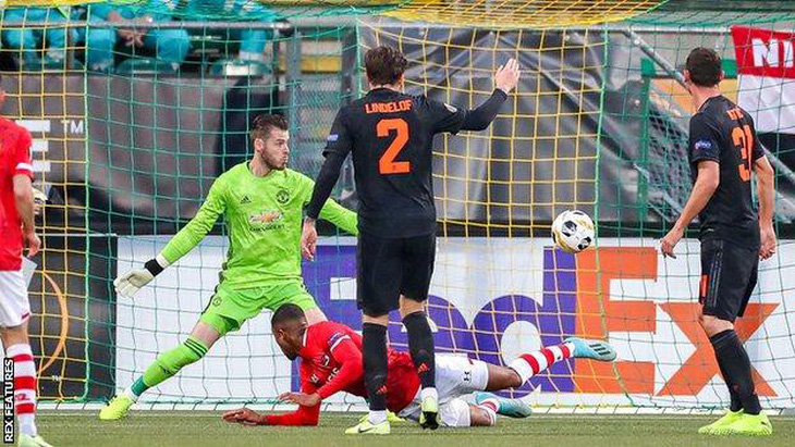 Không có một cú sút trúng đích, Manchester United may mắn thoát chết ở Hà Lan - Ảnh 1.