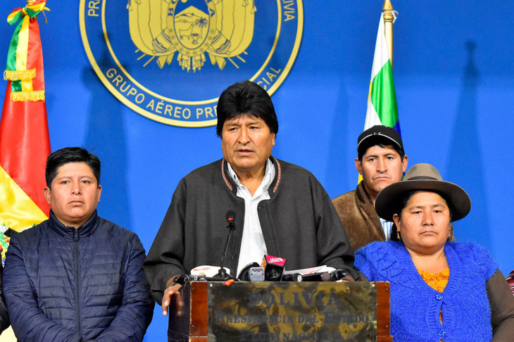Cựu tổng thống Bolivia xin tị nạn chính trị ở Mexico - Ảnh 1.