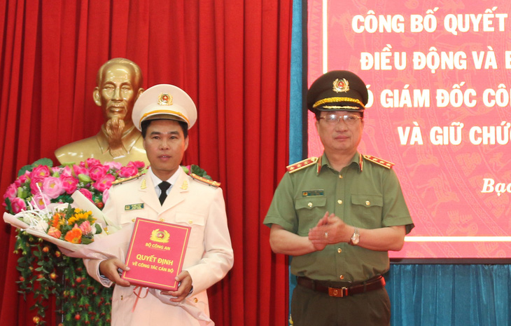 Phó giám đốc Công an Bình Thuận làm giám đốc Công an Bạc Liêu - Ảnh 1.