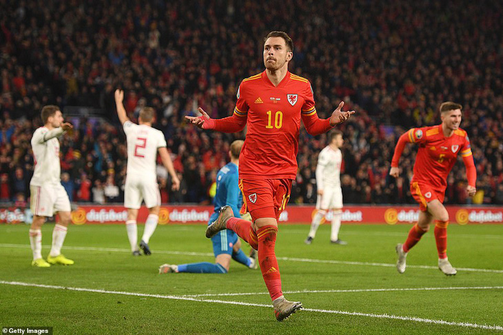 Ramsey tỏa sáng, Xứ Wales đoạt vé dự Euro 2020 - Ảnh 1.